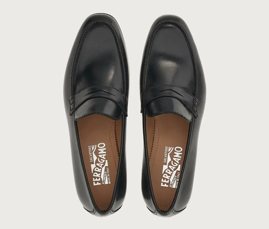 Giày Salvatore Ferragamo Penny Loafer 'Espresso' 020816-754053 - Ảnh 3