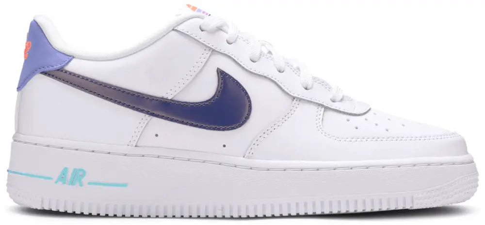 Giày Nike Air Force 1 LV8 1 GS 'White Dark Purple' DC8188-100