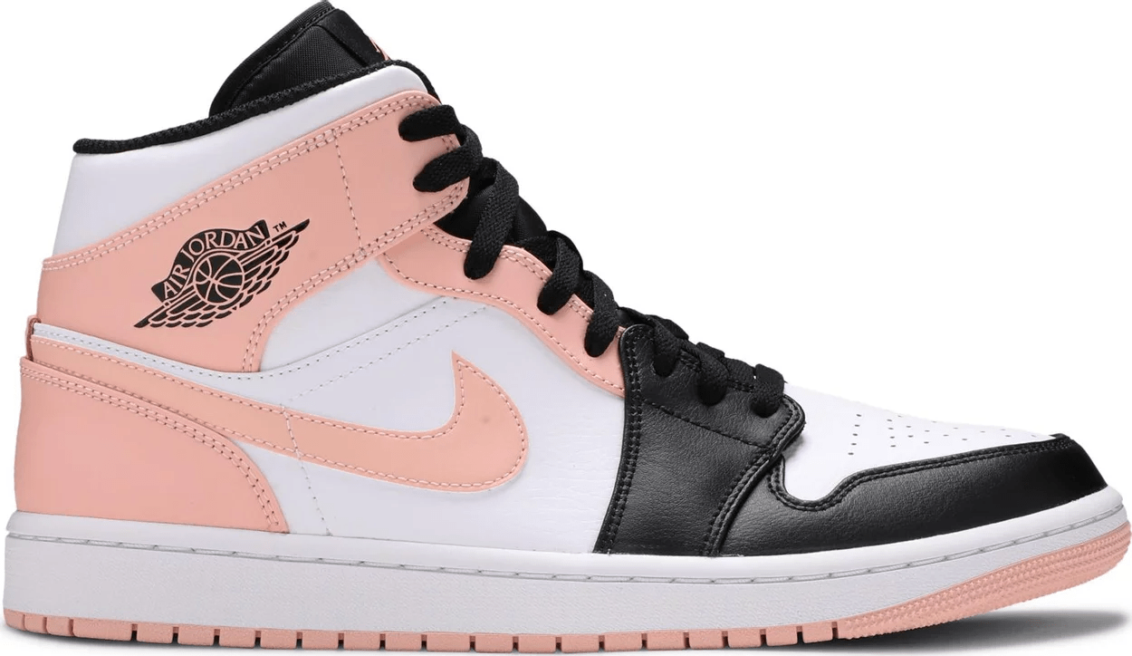 Giày Nike Air Jordan 1 Mid 'Arctic Orange - Black Toe' 554724-133