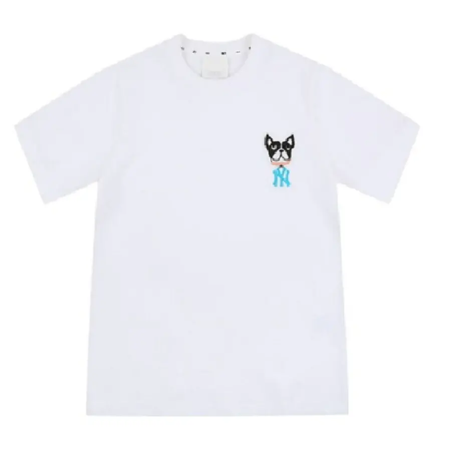 Áo MLB Bark Time Short Sleeve White 31TSC1031-50W