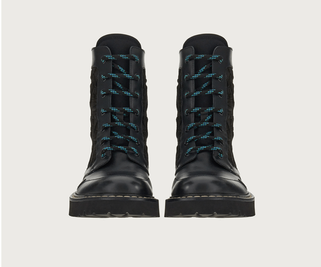 Giày Salvatore Ferragamo Combat Boot 'Black' 020929-756728 - Ảnh 4