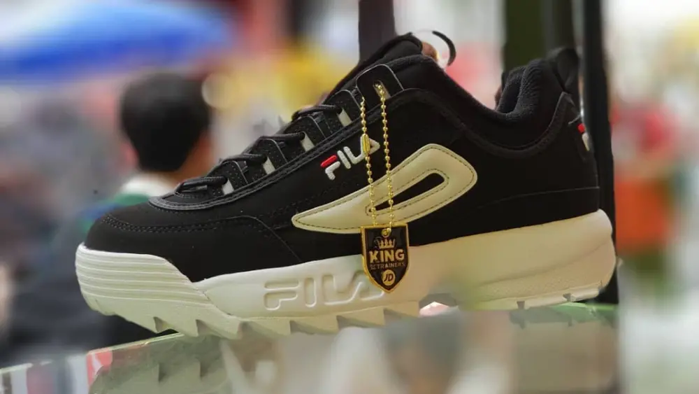 Giày Fila Disruptor 2 II Black White FS1HTA3083X - Ảnh 4