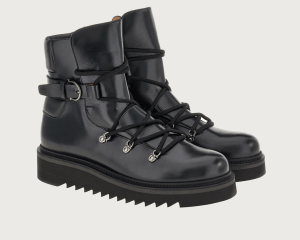 Alternative view of Giày Salvatore Ferragamo Trekking Boot 'Black' 021157-757626