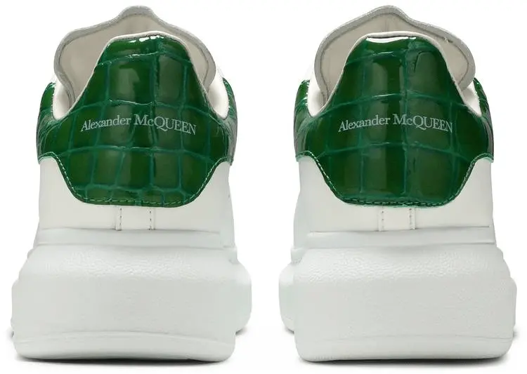 Giày Alexander McQueen Wmns Oversized Sneaker 'White Chrome Green' 553770-WIAF8-9409 - Ảnh 6