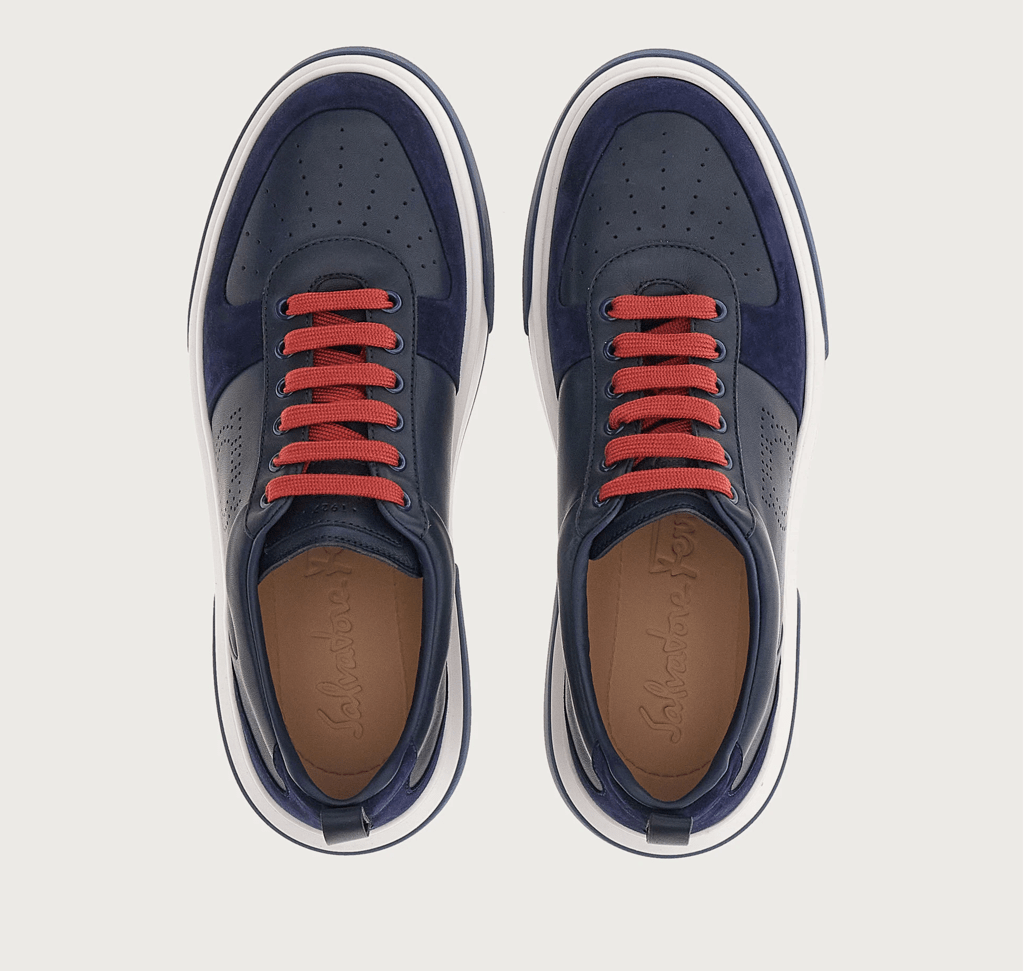 Giày Salvatore Ferragamo Sneaker 'Blue Marine' 021171-758146 - Ảnh 4