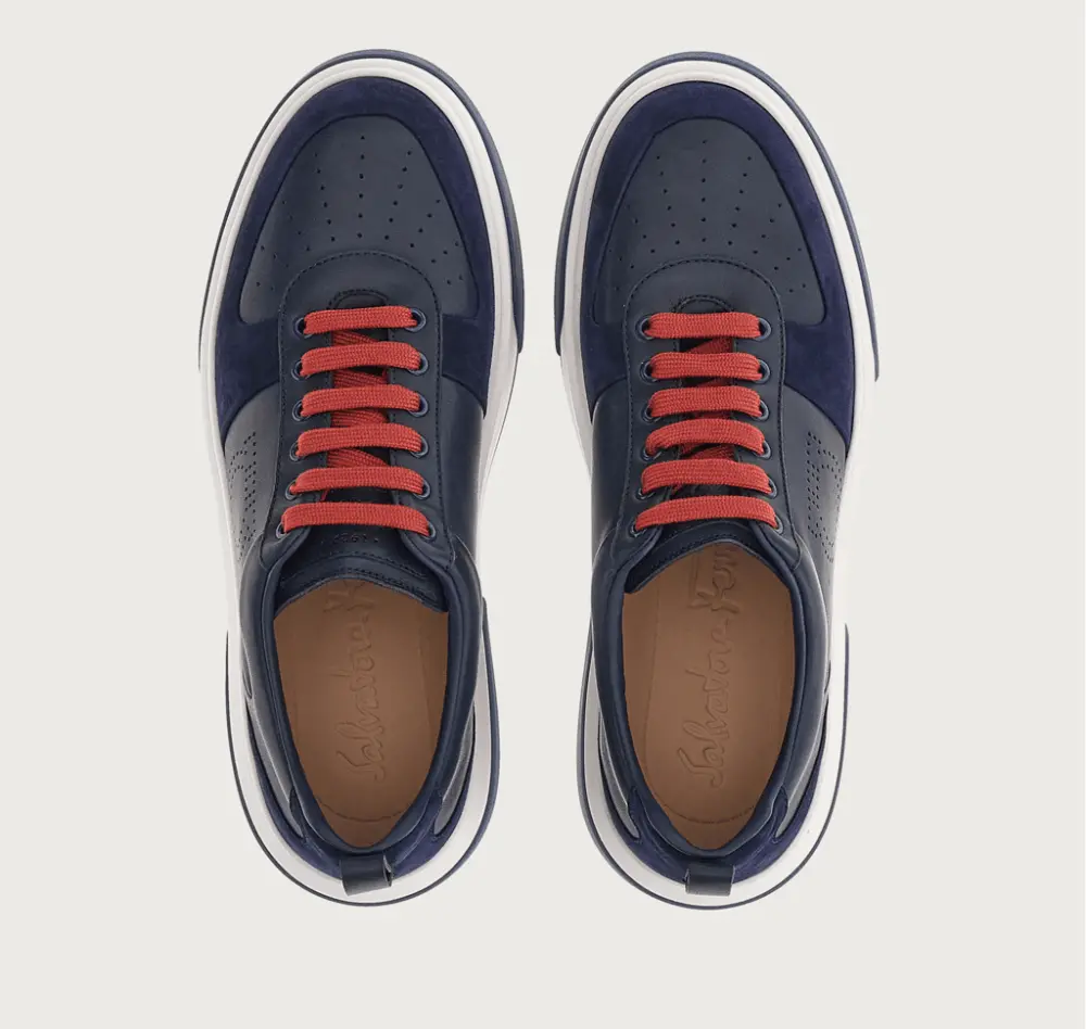 Giày Salvatore Ferragamo Sneaker 'Blue Marine' 021171-758146 - Ảnh 4