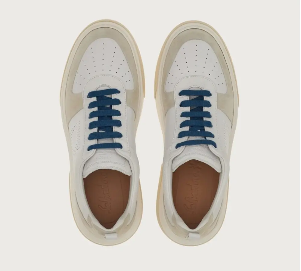 Giày Salvatore Ferragamo Sneaker 'White' 021171-758147 - Ảnh 4