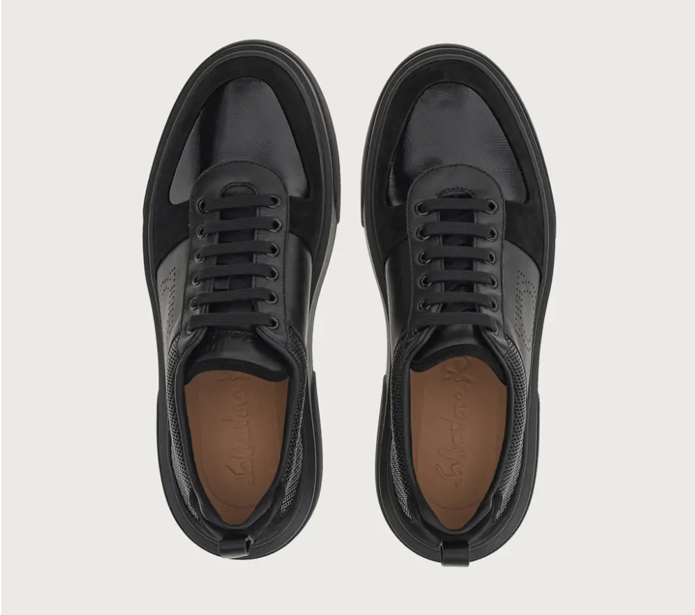 Giày Salvatore Ferragamo Sneaker 'Black' 021171-759228 - Ảnh 4