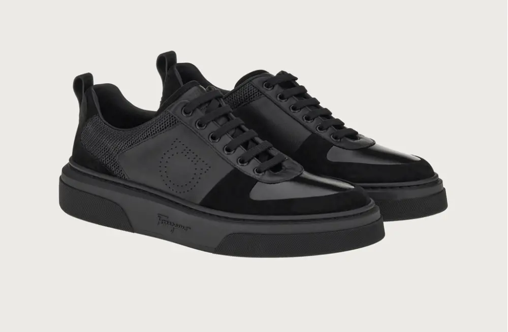 Alternative view of Giày Salvatore Ferragamo Sneaker 'Black' 021171-759228