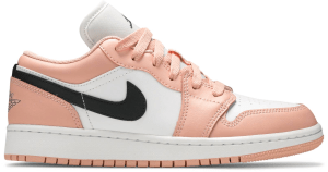 Giày Nike Air Jordan 1 Low GS 'Light Arctic Pink' 553560-800