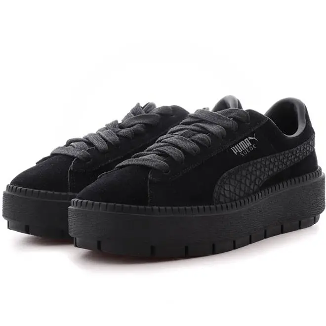 Giày Puma Suede Platform Animal 'Black' 367814-01 - Ảnh 6