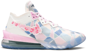 Giày Nike Atmos x LeBron 18 Low 'Sakura' CV7562-101