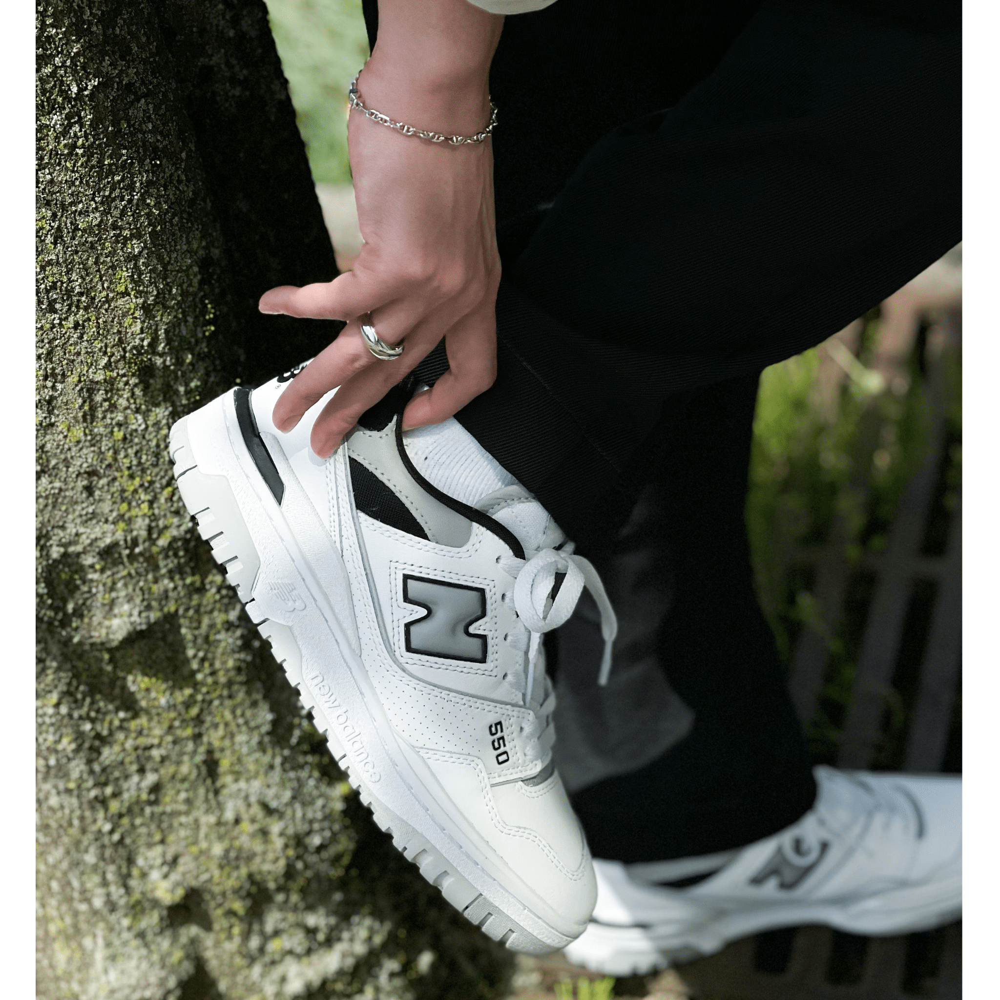 Giày New Balance 550 'White Black Grey' BB550NCL - Ảnh 3