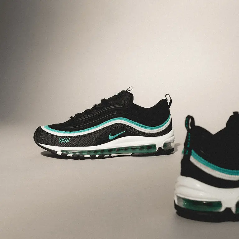 Giày Nike Air Max 97 'Black Sport Turquoise' DN1893-001 - Ảnh 5