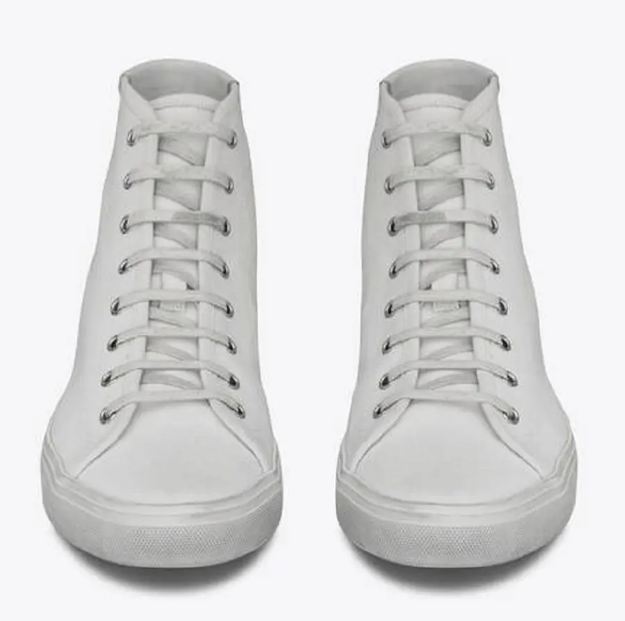 Giày Saint Laurent Wmns Malibu Mid 'Optic White' 606076GUZ209030 - Ảnh 3
