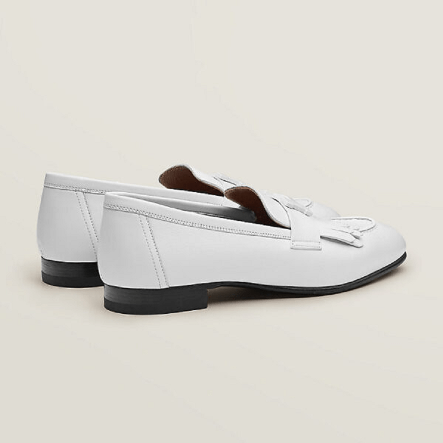 Giày Hermes Royal Loafer ‘Blanc’ H221276Z92400 - Ảnh 3