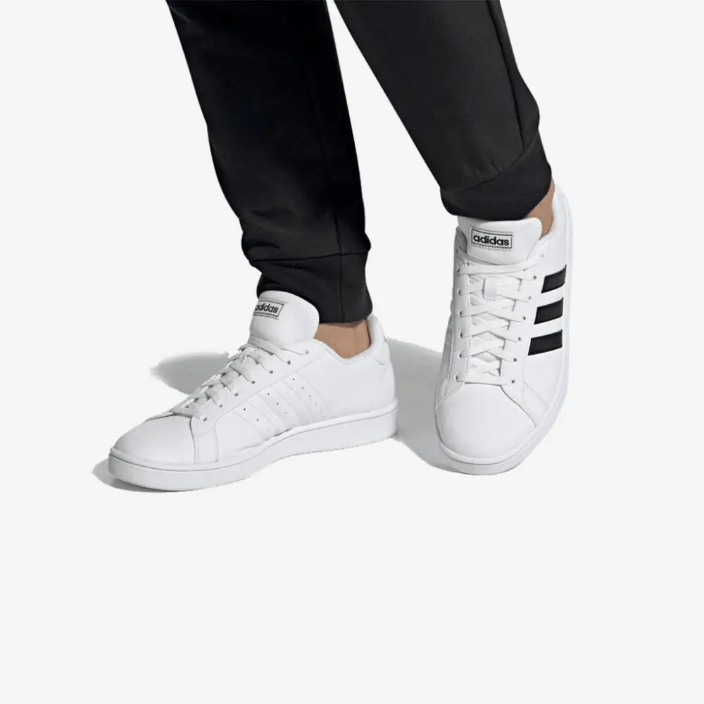 Alternative view of Giày Adidas Grand Court Base 'White Black' EE7904