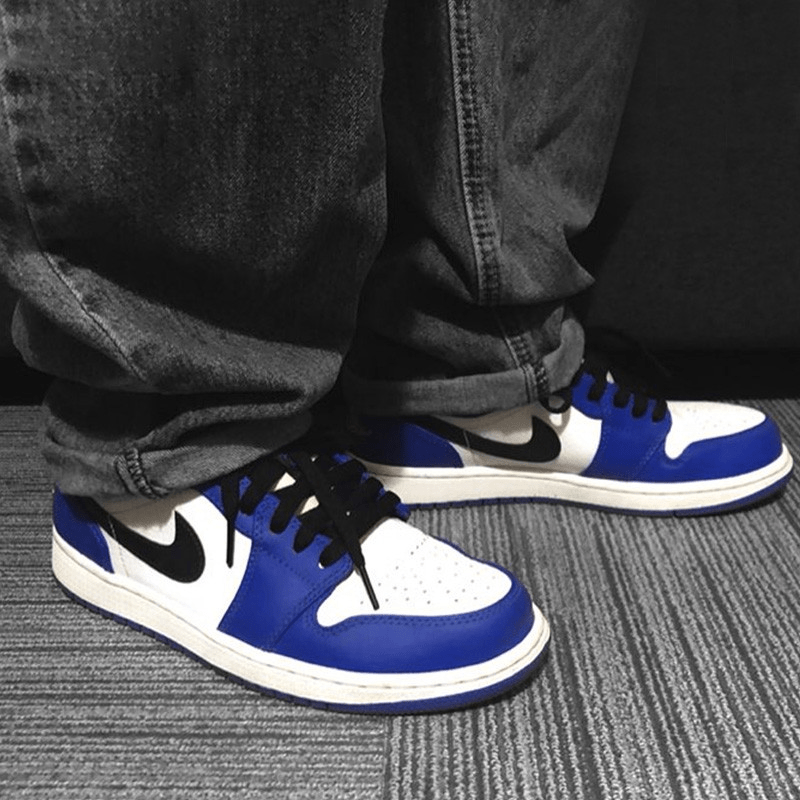 Giày Nike Air Jordan 1 Low GS 'Game Royal' 553560-124 - Ảnh 6