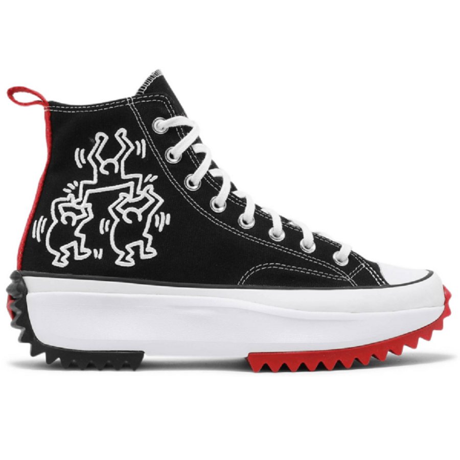 Giày Converse Keith Haring x Run Star Hike 'Black' 171859C
