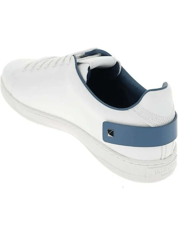 Giày Valentino Garavani Backnet Leather Sneakers TY0S0C04DYH31E - Ảnh 4