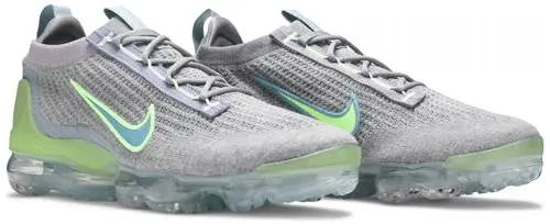 Giày Nike Air VaporMax 2021 Flyknit 'Grey Light Liquid Lime' DH4084-003 - Ảnh 8