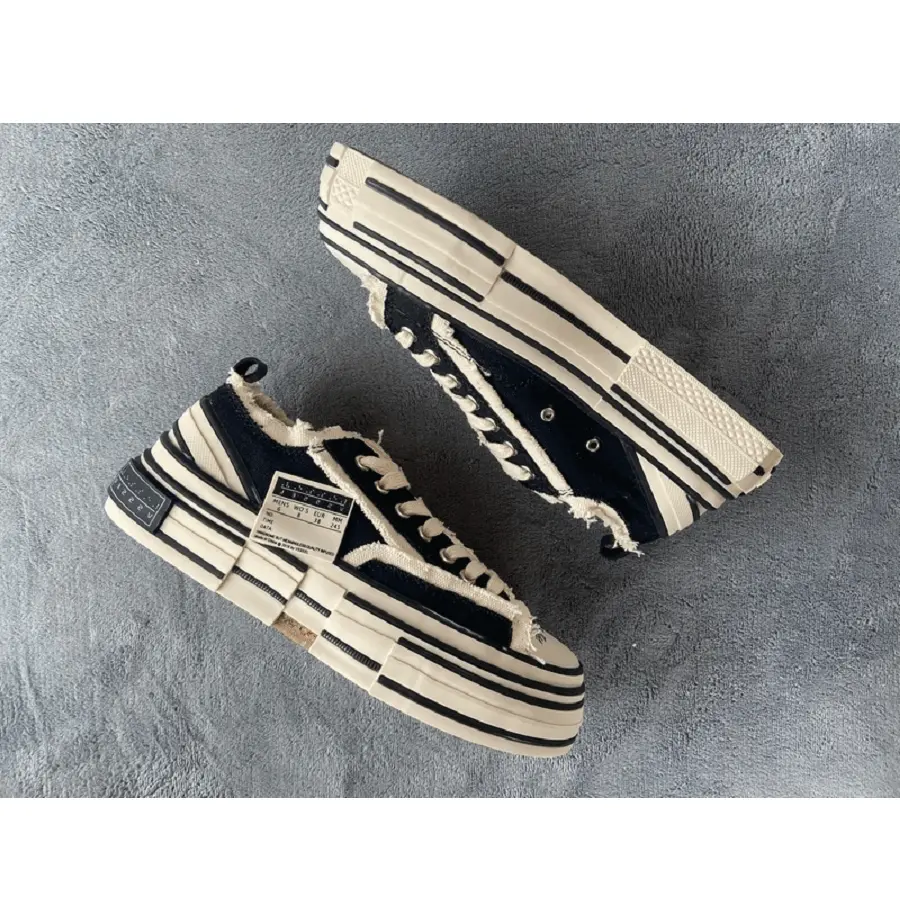 Giày XVESSEL G.O.P. Lows for Yohji Yamamoto O.G. Black HN-E15-056-1 - Ảnh 5