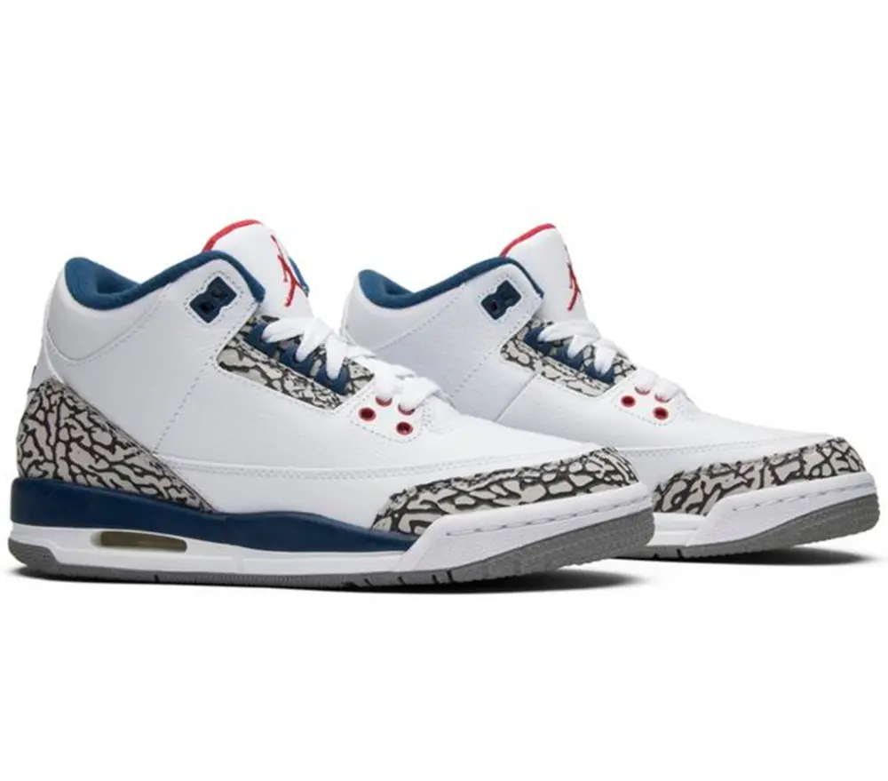 Giày Nike Air Jordan 3 Retro OG BG 'True Blue' 2016 854261-106 - Ảnh 4