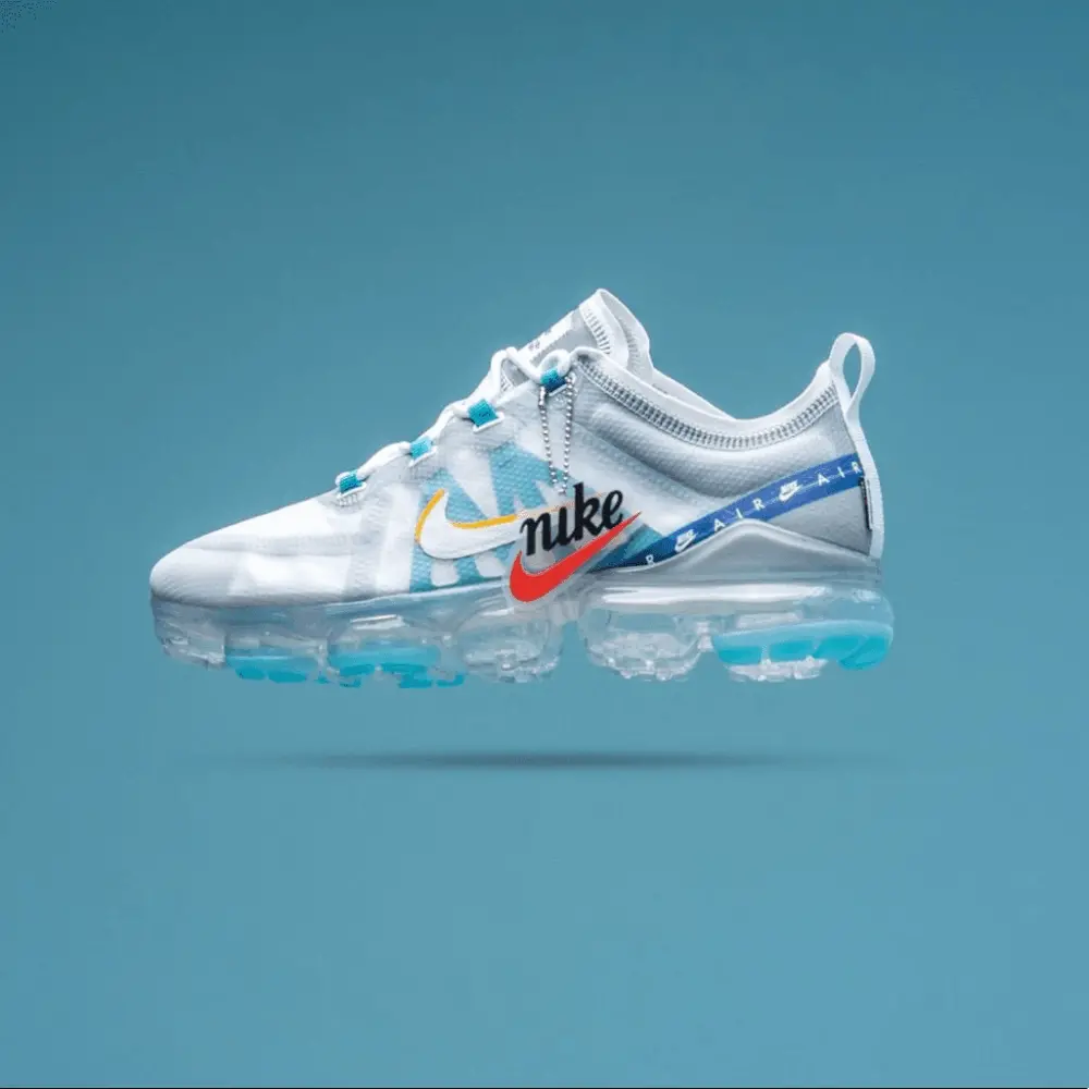 Alternative view of Giày Nike Air VaporMax 2019 SE 'Wolf Grey Blue' CI1240-102