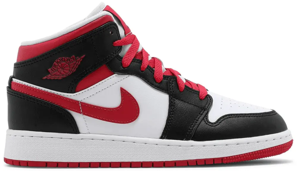 Giày Nike Air Jordan 1 Mid GS 'White Very Berry' 554725-016