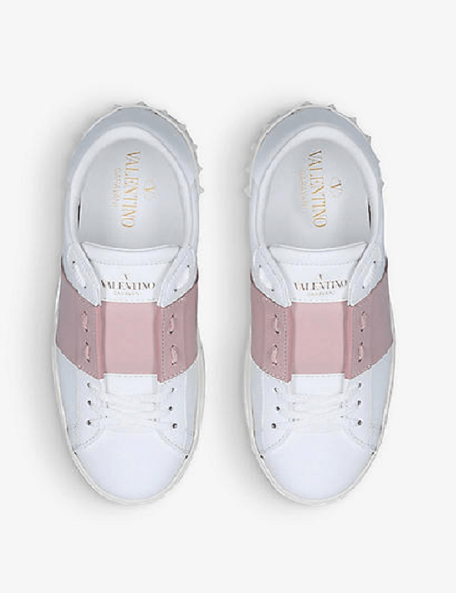 Giày Valentino Open Smooth Sneaker VW2S0781BLU834 - Ảnh 4