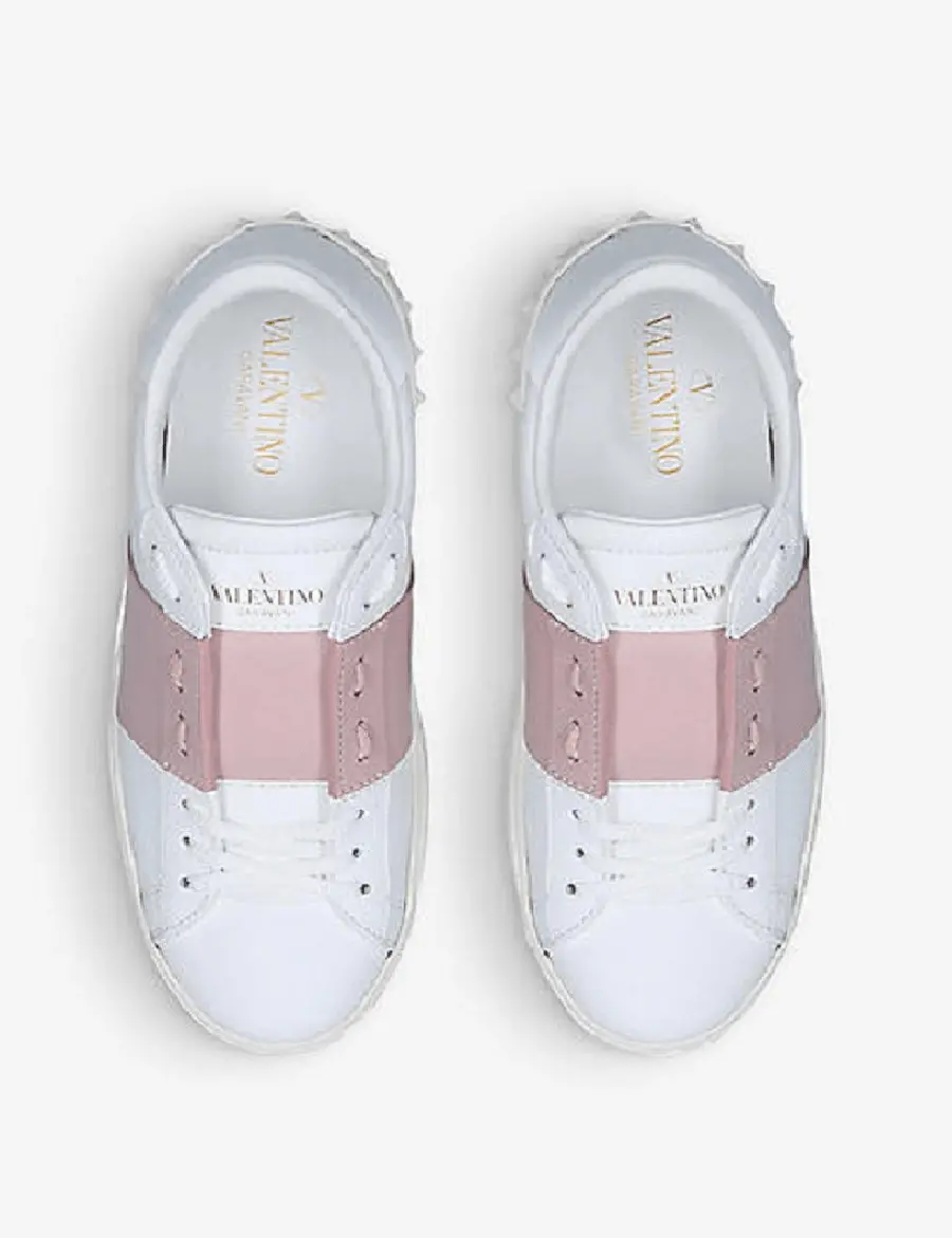 Giày Valentino Open Smooth Sneaker VW2S0781BLU834 - Ảnh 4