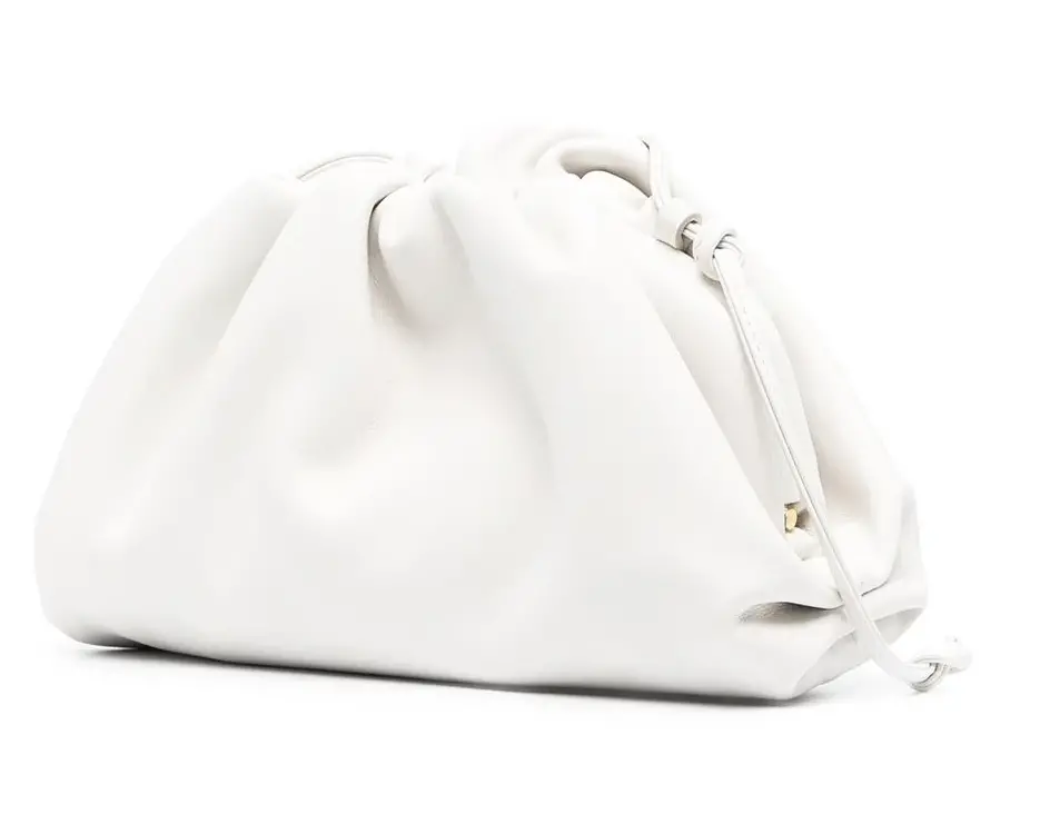 Alternative view of Túi Bottega Veneta Mini Pouch Bag 'Chalk/Gold' 585852-VCP40-9143