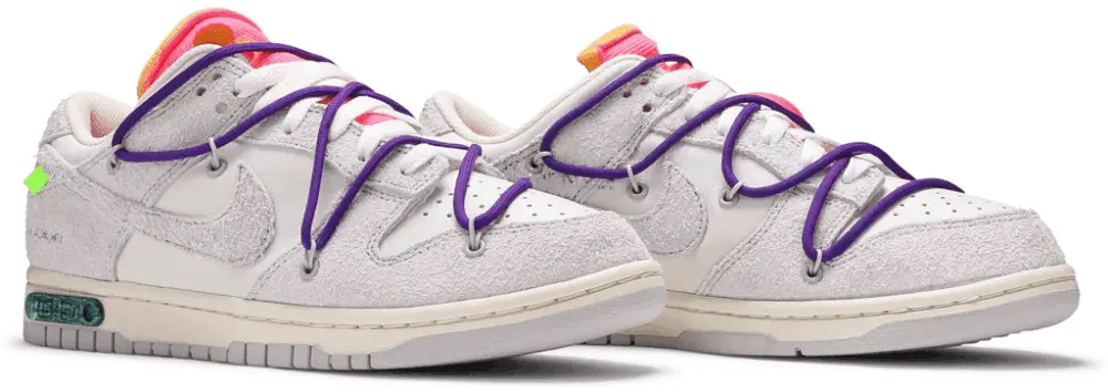 Giày Nike Off-White x Dunk Low 'Lot 15 of 50' DJ0950-101 - Ảnh 3