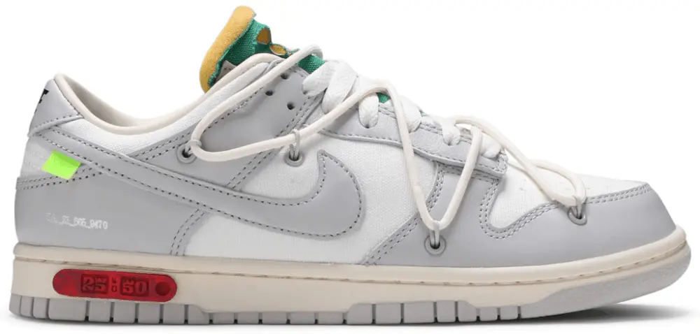 Giày Nike Off-White x Dunk Low 'Lot 25 of 50' DM1602-121