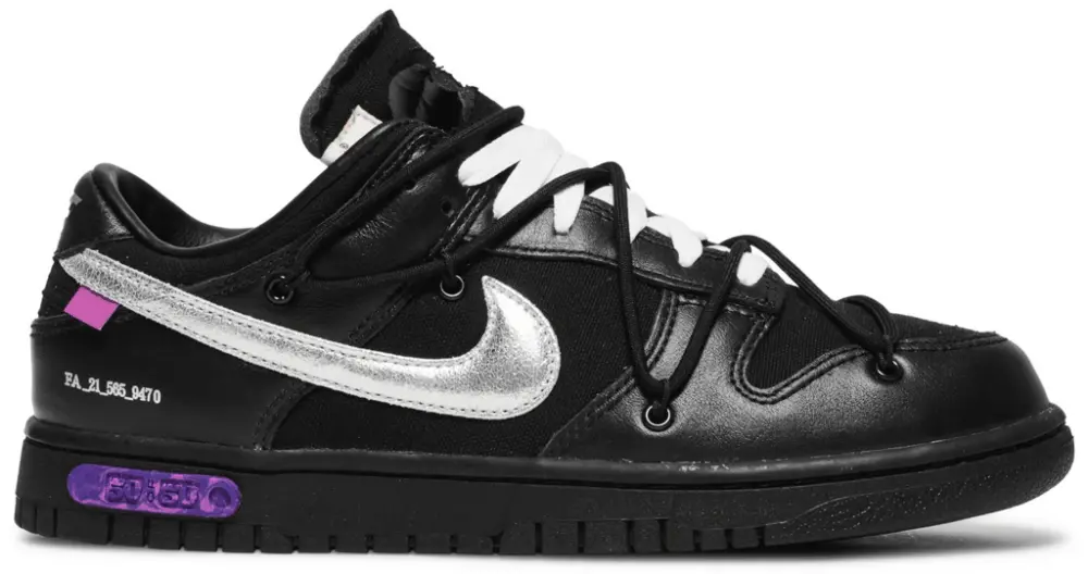 Giày Nike Off-White x Dunk Low 'Lot 50 of 50' DM1602-001