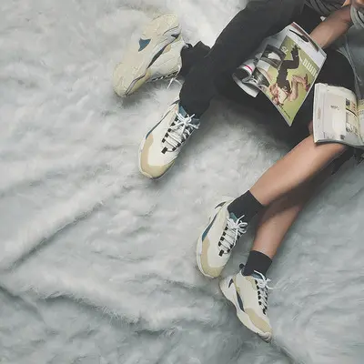 Alternative view of Giày Puma Thunder Nature 'Pale Khaki' 370703-02