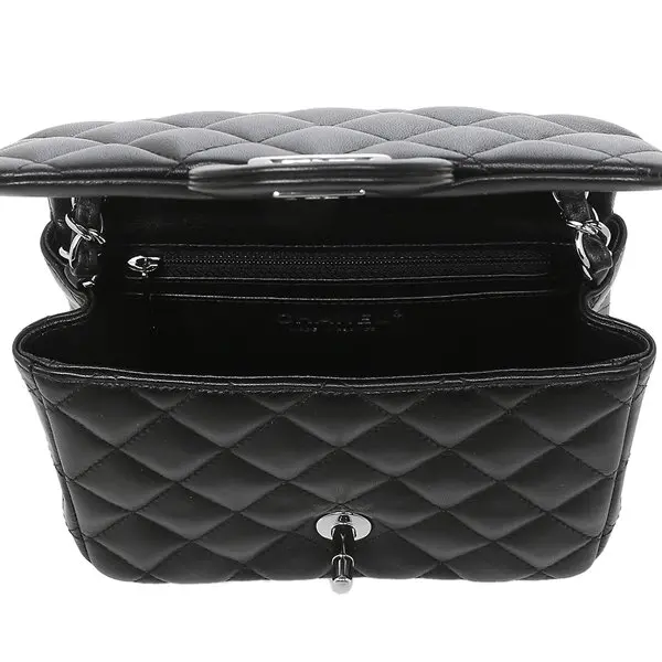Túi Chanel Mini Flap Bag Lambskin 'Gold-Tone Metal Black' A35200-Y01480-94305 - Ảnh 3