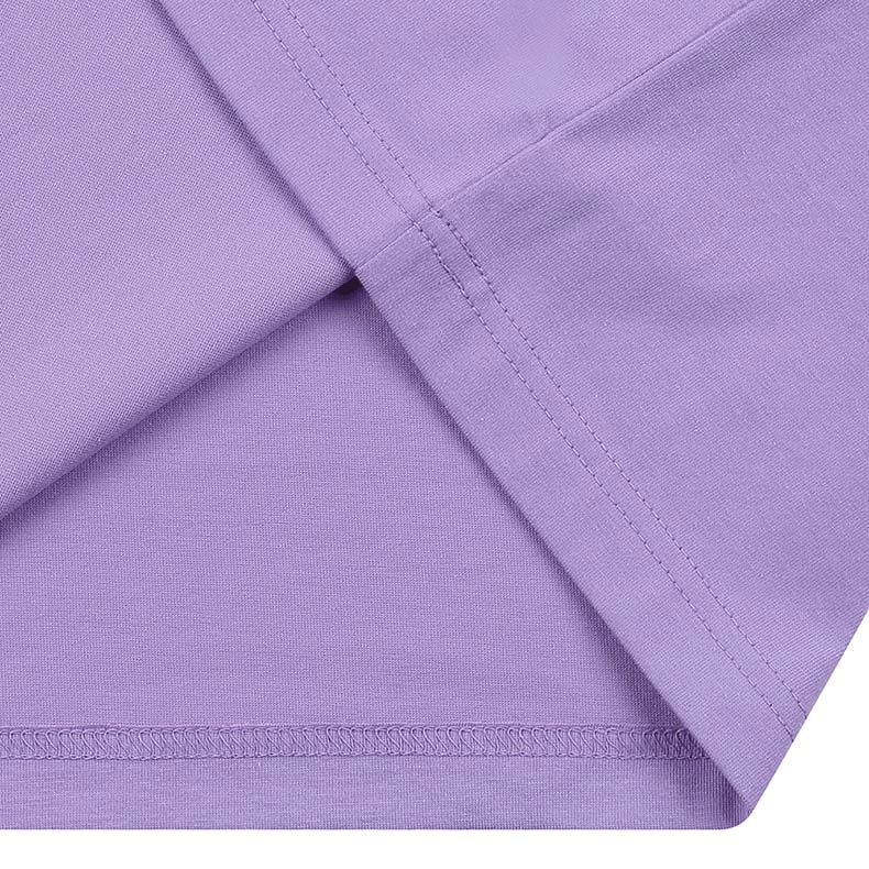 Áo MLB Logo LA Season 2021 Purple 31TS03131-07V - Ảnh 3