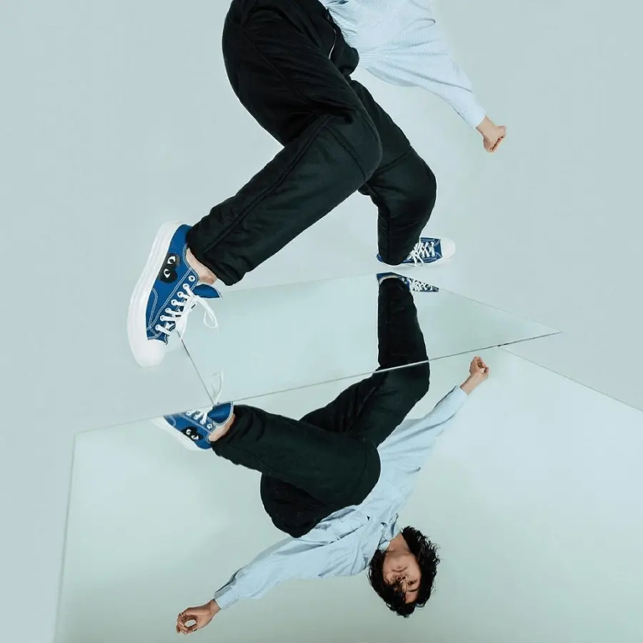 Alternative view of Giày Converse Comme des Garçons PLAY x Chuck 70 Low 'Blue Quartz' 171848C