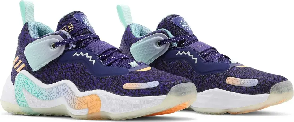 Giày Adidas D.O.N. Issue #3 Big Kids 'Jazz' GZ5488 - Ảnh 3