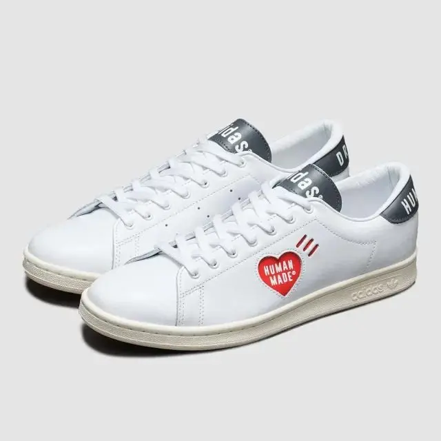 Alternative view of Giày Adidas Human Made x Stan Smith 'White Grey' FY0735