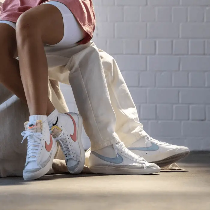 Alternative view of Giày Nike Blazer Mid '77 Vintage 'Celestine Blue' BQ6806 109