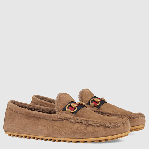 Giày Gucci Loafer Brown 497114-BND10-6176 - Ảnh 2