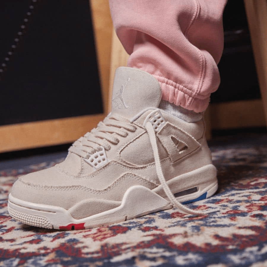 Giày Nike Air Jordan 4 Retro 'Sail' DQ4909-100 - Ảnh 3