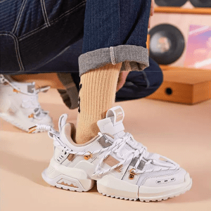 Alternative view of Giày Li Ning PanGu Men's Leisure 'White' AGLQ183-1