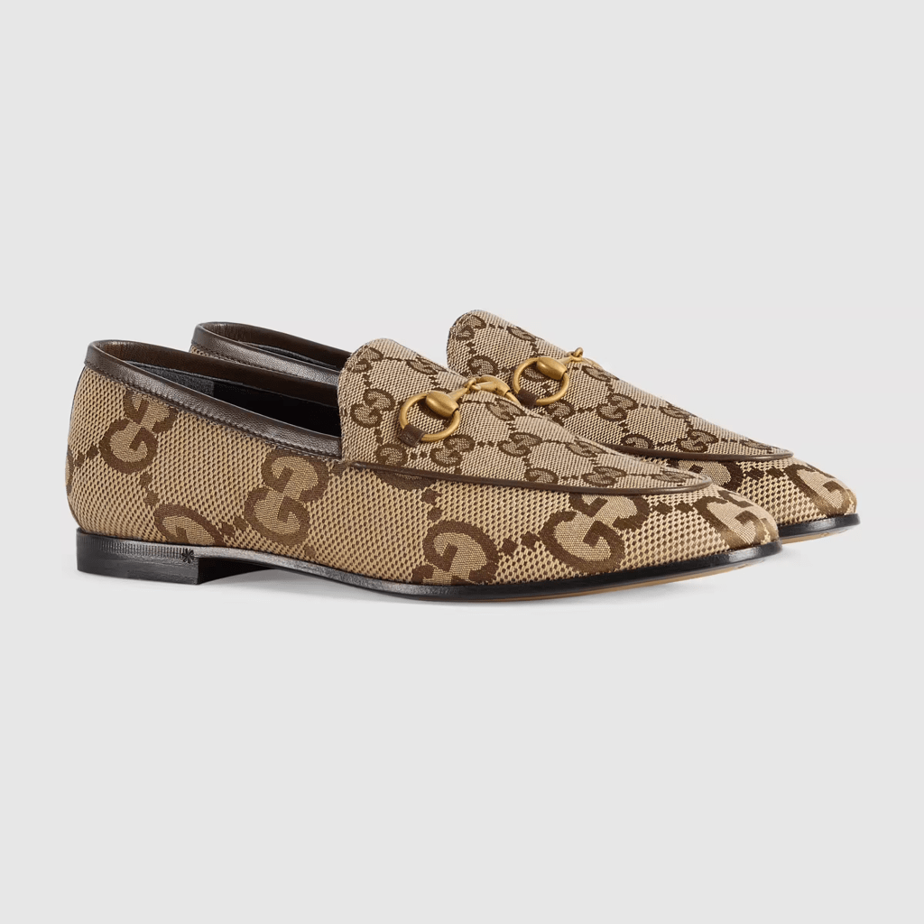 Giày Gucci Maxi GG Jordaan Loafer 'Camel' 431467-UKO60-2588 - Ảnh 4