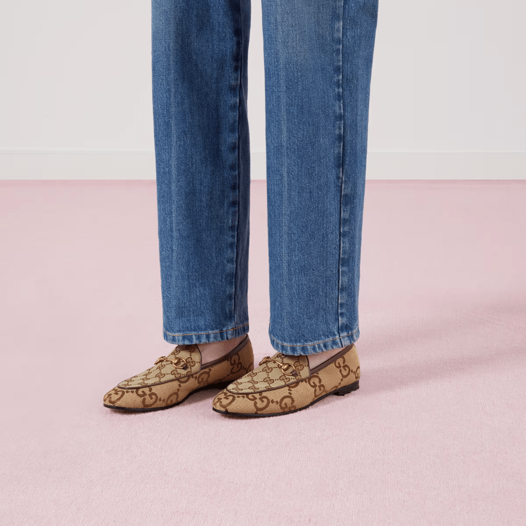 Giày Gucci Maxi GG Jordaan Loafer 'Camel' 431467-UKO60-2588 - Ảnh 2