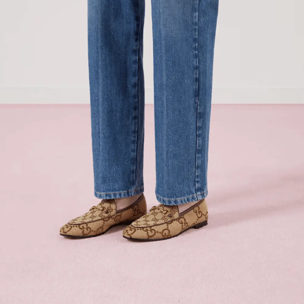 Alternative view of Giày Gucci Maxi GG Jordaan Loafer 'Camel' 431467-UKO60-2588