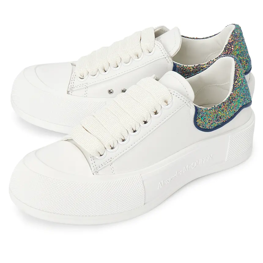 Giày Alexander Mcqueen Deck Plimsol 'White' 702047-WICE7-9994 - Ảnh 4