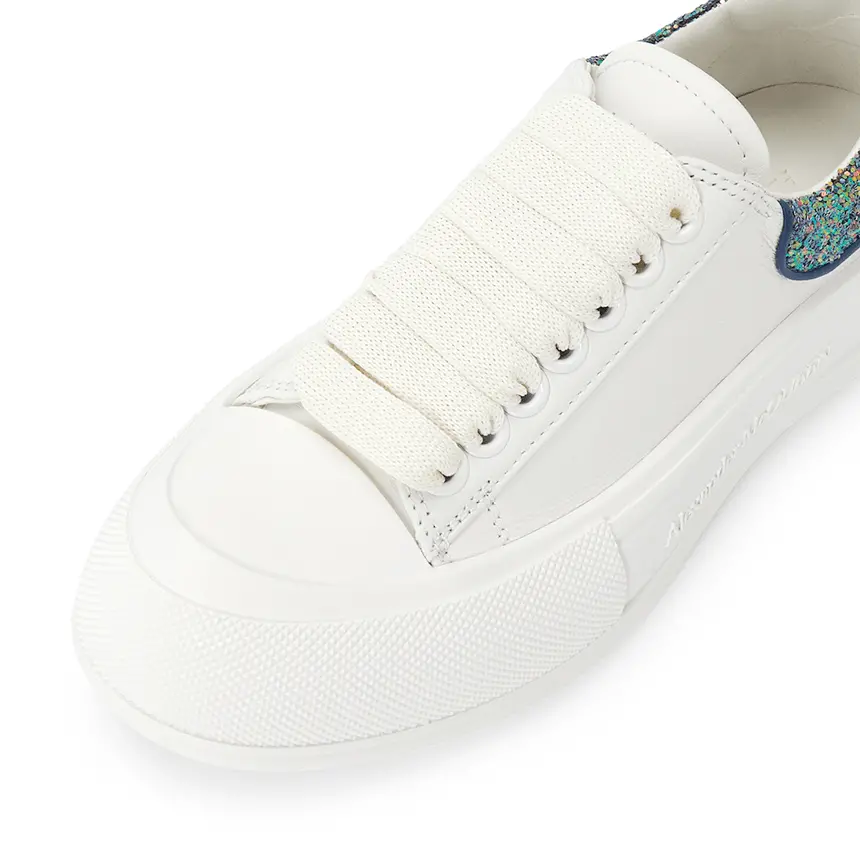 Alternative view of Giày Alexander Mcqueen Deck Plimsol 'White' 702047-WICE7-9994